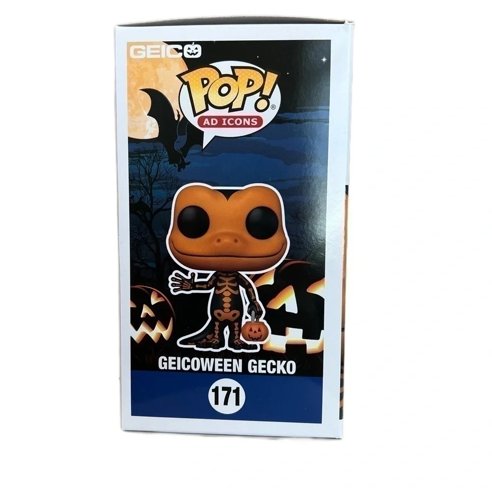 BNIB Limited Edition Geicoween Orange Gecko Funko Pop Ad Icons #171